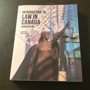 Introduction to law in canada textbook